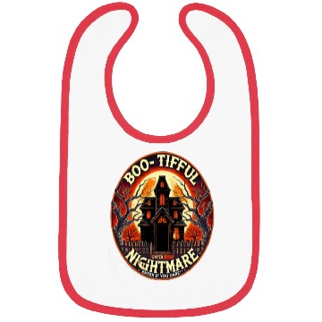Discover Haunted House Horror - Spooky Halloween Nightmare Bibs