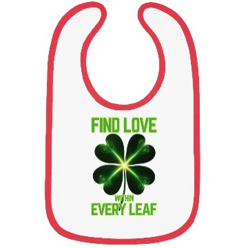 Discover Mystic Clover - Find love within every leaf Bibs