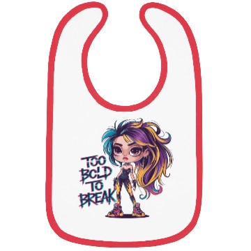 Discover Too Bold to Break – Rebel Girl Aesthetic Bibs