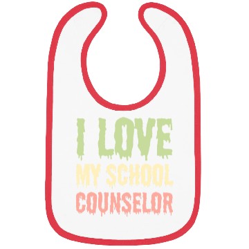 Discover I Love My School Counselor Bibs