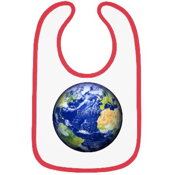 Discover Planet Earth – Realistic Globe Environmental Art Bibs