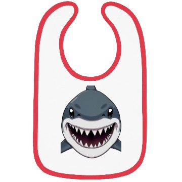Discover Shark Anime faces Bibs