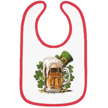 Discover Mug of Beer Saint Patrick s Day Bibs