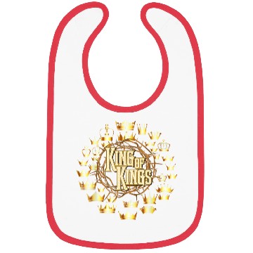 Discover Jesus is The King of Kings Easter Bibs