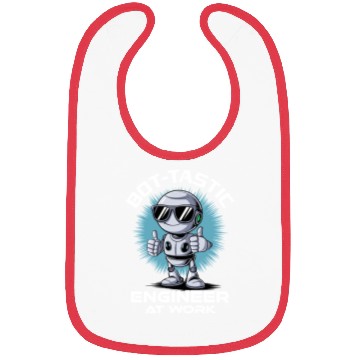 Discover AI Robotics Geek Tech Humor Robot Bibs