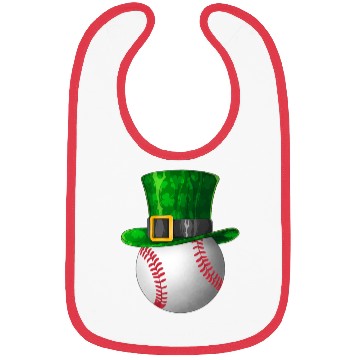 Discover Baseball St Patricks Day Lucky Baseball Player Bibs