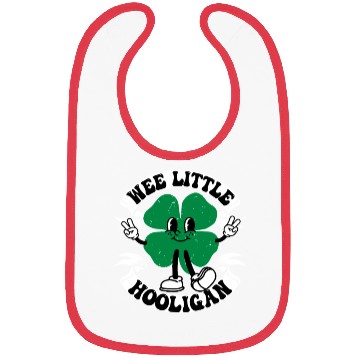Discover Wee Little Hooligan Cute St. Patrick's Day Irish Bibs