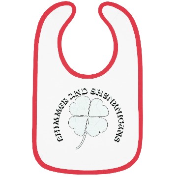 Discover Shimmer and Shenanigans Large Clove Design Bibs