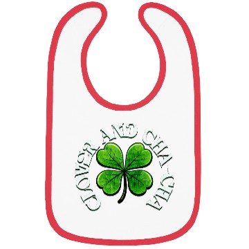 Discover Clover Cha Cha 4-Leaf AI Clover Design Bibs