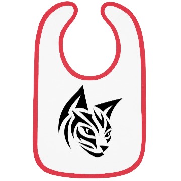Discover Cat Head In Graphic T Tattoo Design Bibs