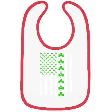 Discover American Flag ‎Saint Patrick's Day Bibs