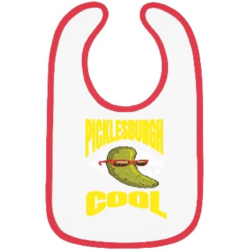 Discover Pittsburgh Humor Picklesburgh Cool Relaxing Pickle Bibs