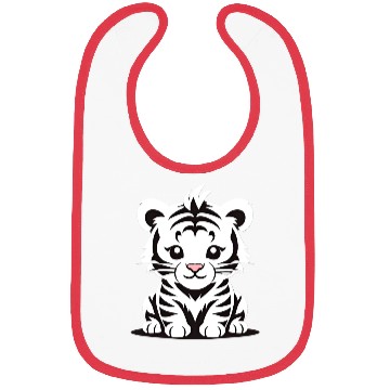 Discover Cute Baby Tiger Bibs