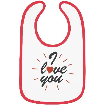 Discover Valentines I Love You Bibs