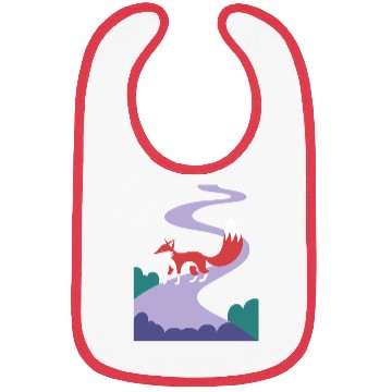 Discover Whimsical Escapism: Fox Forest Path Bibs