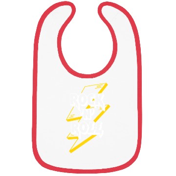 Discover Rock'N'Roll Sign With Lightning Bolt Bibs