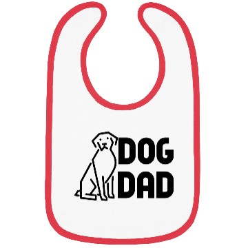 Discover Dog Dad Bibs