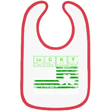 Discover Lucky to Be a Science Teacher St Patricks Day Bibs