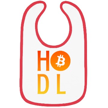 Discover HODL Bitcoin Minimalist Art Bibs