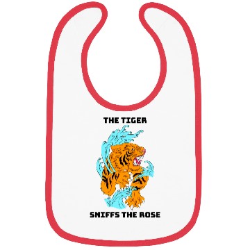 Discover Fierce Tiger and Waves Graphic Bibs Design