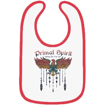 Discover Primal Spirit Boho Eagle Bird Bohemian Freedom Bibs