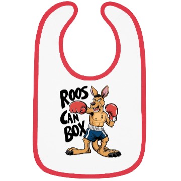 Discover Roos Can Box Kangaroo Boxing Fun for Kangaroo Bibs