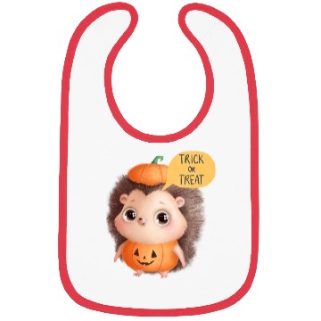 Discover Trick or Treat - Halloween Hedgehog Bibs