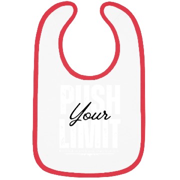 Discover Push Your Limit – Motivational Gym Design Bibs