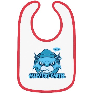 Discover Allet Cat Cartel Funny Cat Lover Bibs