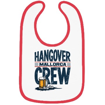 Discover Hangover Crew Mallorca Party Bibs party animal