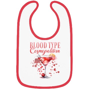 Discover Cocktail Bartender Blood Type Cosmopolitan Bibs