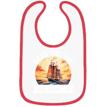 Discover Florida Keys SEAS THE DAY IN KEY-WEST FLORIDA Bibs