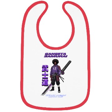 Discover Gangsta Samurai - Afro Street Fighter Anime Manga Bibs