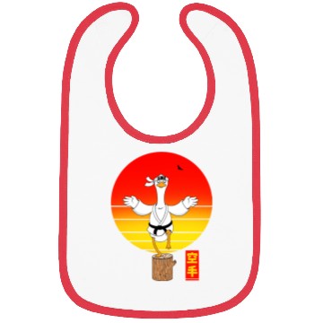 Discover Karate Goose Bibs