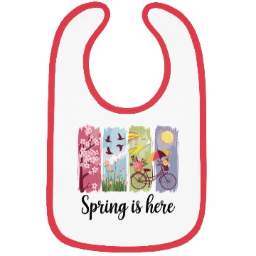 Discover Spring Magic – Flowers, Bicycle & Nature Bibs
