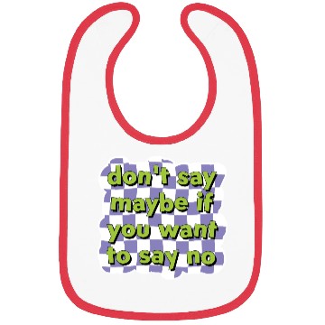 Discover Assertive Choice Checkerboard Bibs