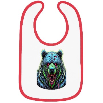 Discover 7D2D Inspired Neon Zombie Bear Bibs