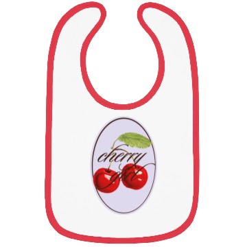 Discover Cherry Girl Vintage Design Bibs