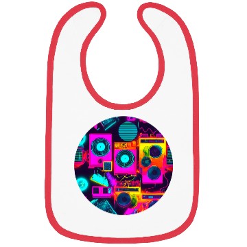 Discover Vintage 80s party old school Bibs