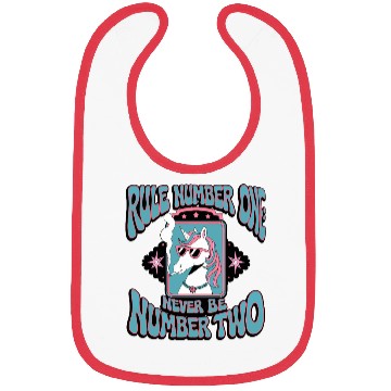 Discover Never Be Number Two Bibs