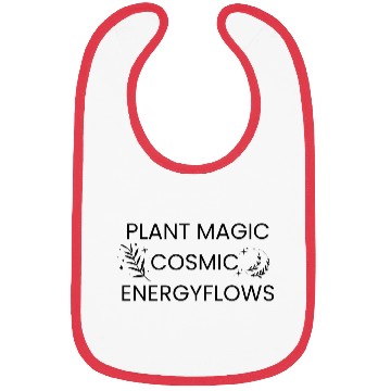 Discover Plant Magic, Cosmic Energy Flows Bibs
