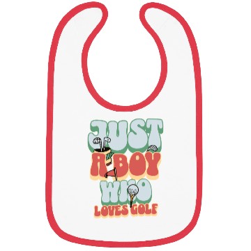 Discover Just a Boy who loves Golf Bibs