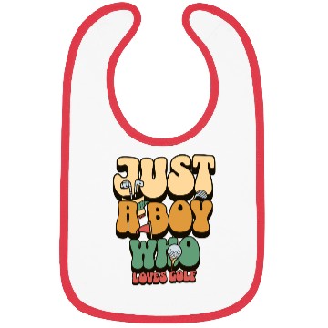 Discover Just a Boy who loves Golf Golf Bibs