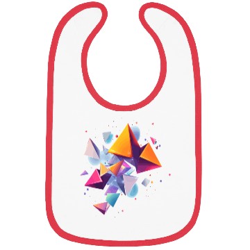 Discover Creative colorful shapes Bibs