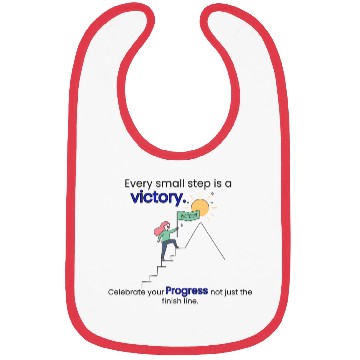 Discover Every small step is a victory. Bibs