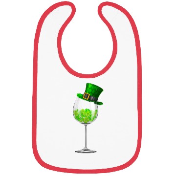 Discover St Patrick's Day Shamrock Wine Bibs