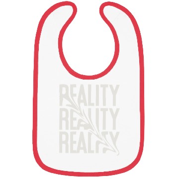 Discover Distorted Reality – Abstract Typography Bibs