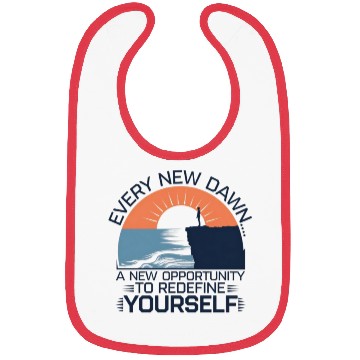 Discover Every New Dawn Inspirational Sunset Design Bibs