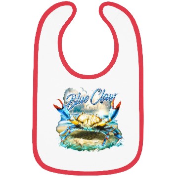 Discover Bass Fishing Blue Claw Crab Bibs