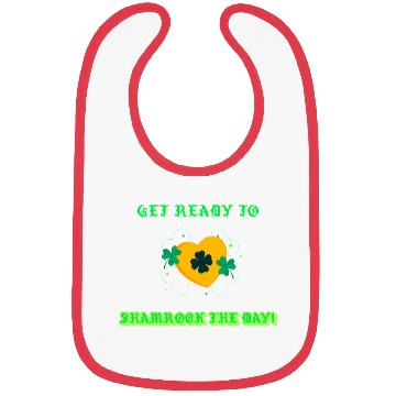 Discover Get ready to Shamrock the Day Bibs